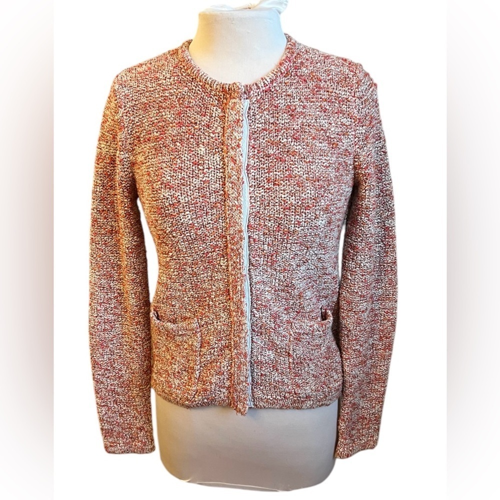 Garnet Hill Snap Front Sweater - XS